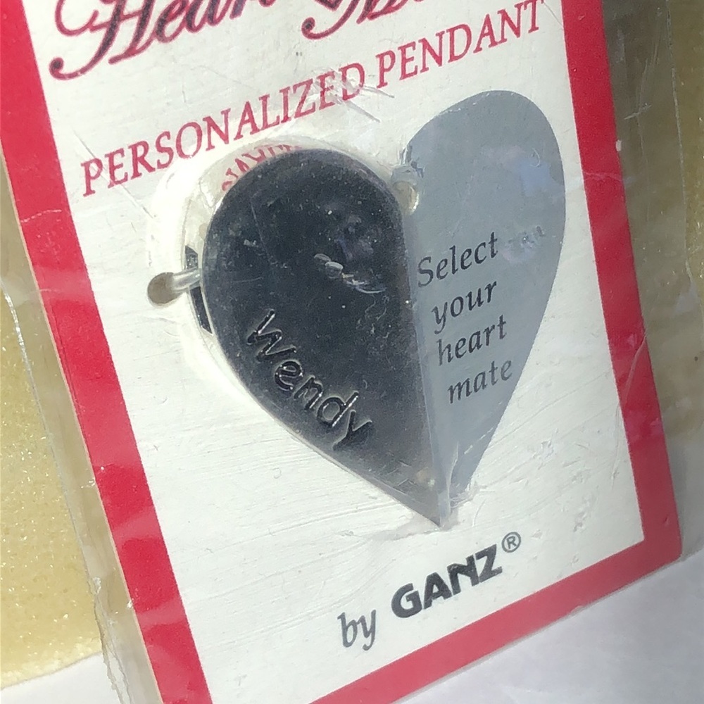 Ganz Personalized Wendy Heart Charm Pendant